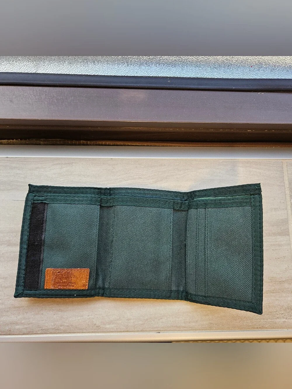 John Weitz Leather & Canvas Wallet